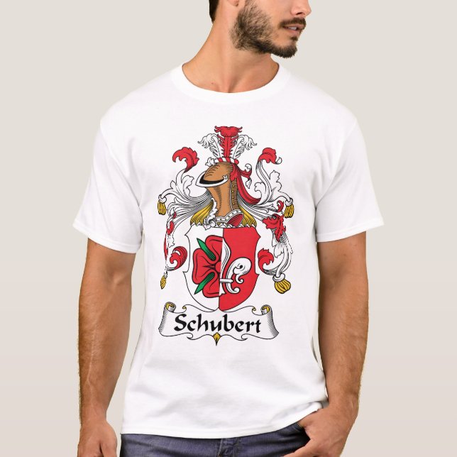 Camiseta Escudo de la familia de Schubert (Anverso)