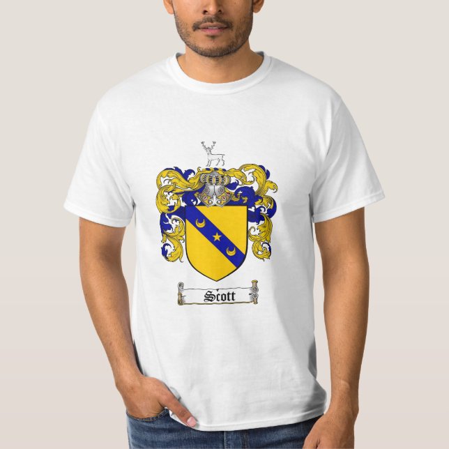 Camiseta Escudo de la familia de Scott - escudo de armas (Anverso)