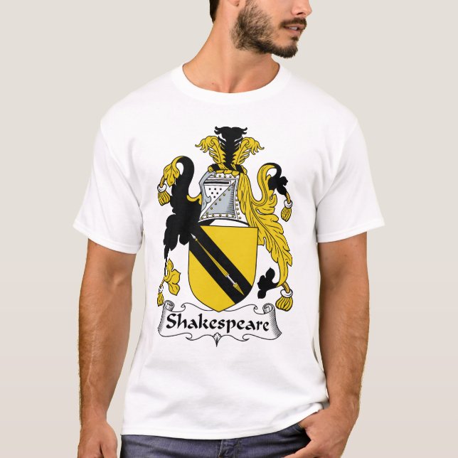 Camiseta Escudo de la familia de Shakespeare (Anverso)