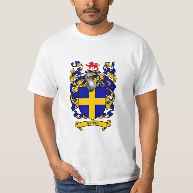 Camiseta Escudo de la familia de Shelton - escudo de armas (Anverso)