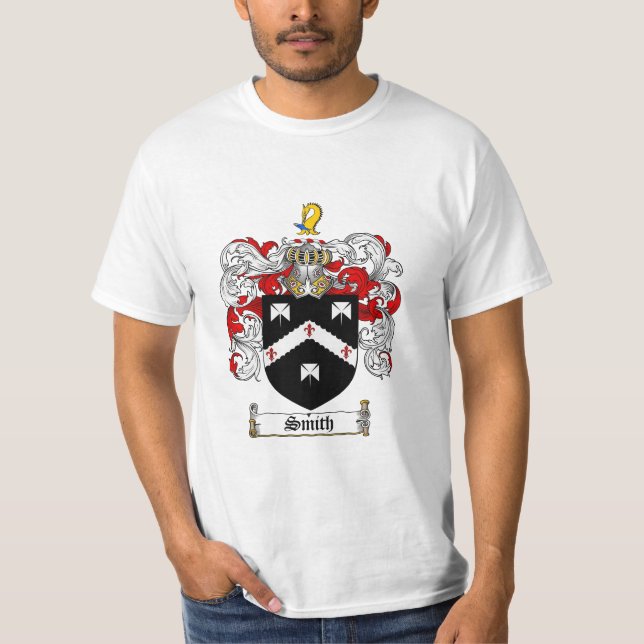Camiseta Escudo de la familia de Smith - escudo de armas de (Anverso)
