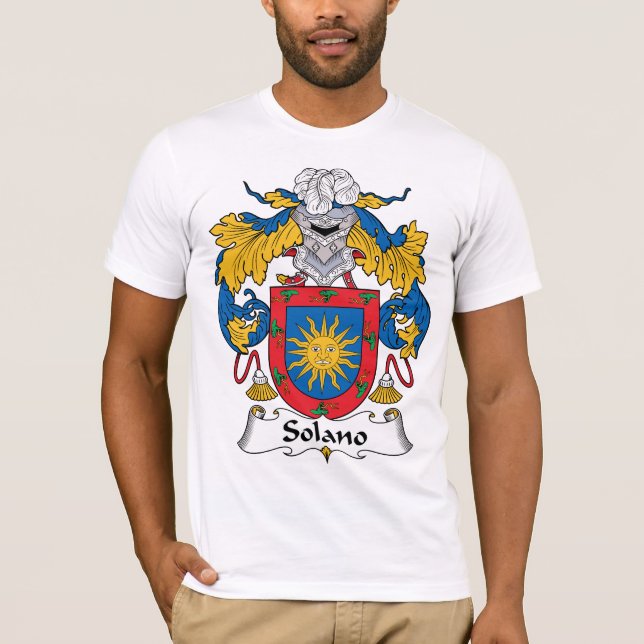 Camiseta Escudo de la familia de Solano (Anverso)