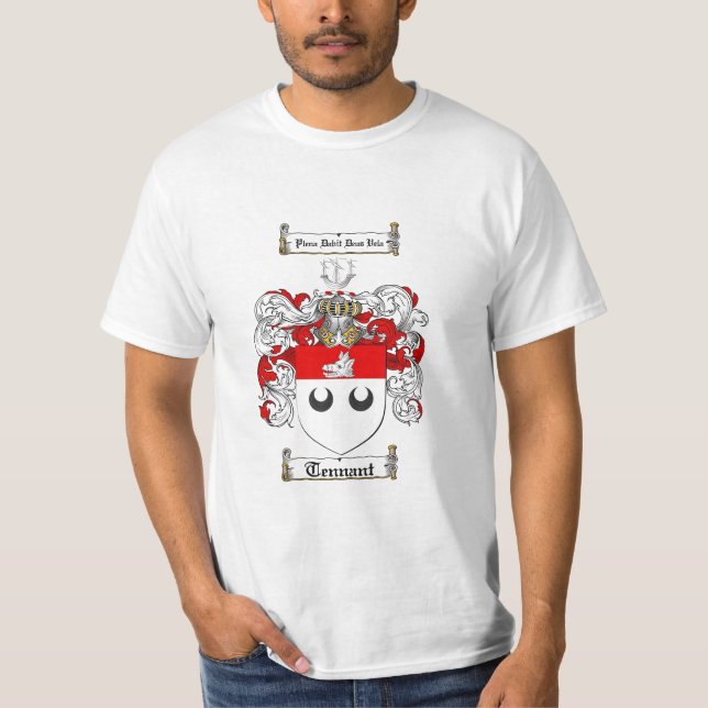 Camiseta Escudo de la familia de Tennant - escudo de armas (Anverso)
