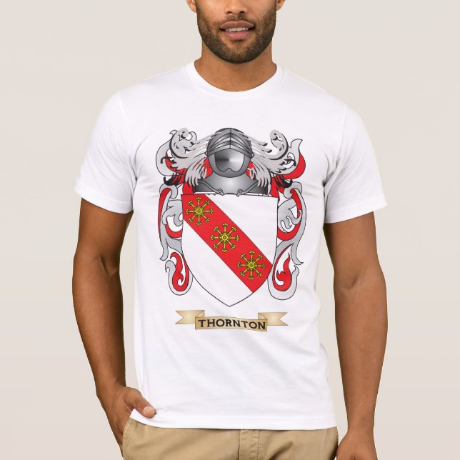 Camiseta Escudo de la familia de Thornton (escudo de armas) (Anverso)