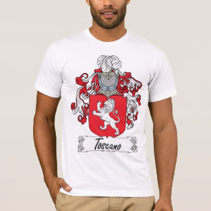 Camiseta Escudo de la familia de Toscano