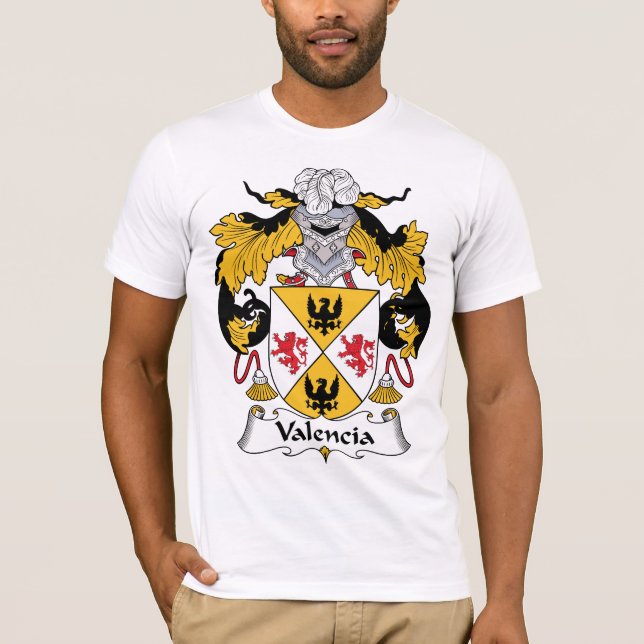Camiseta Escudo de la familia de Valencia (Anverso)