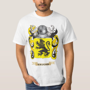 Camiseta Escudo de la familia de Vaughn (escudo de armas)