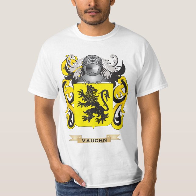 Camiseta Escudo de la familia de Vaughn (escudo de armas) (Anverso)