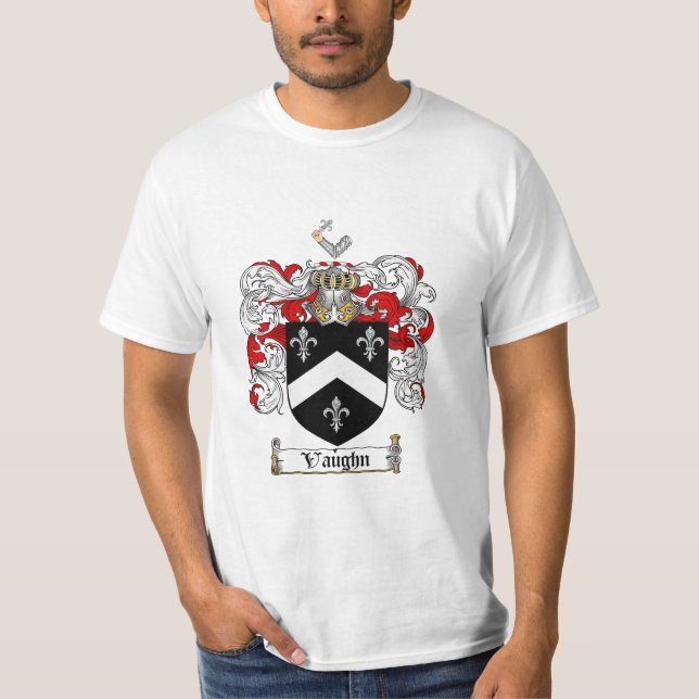Camiseta Escudo de la familia de Vaughn - escudo de armas (Anverso)
