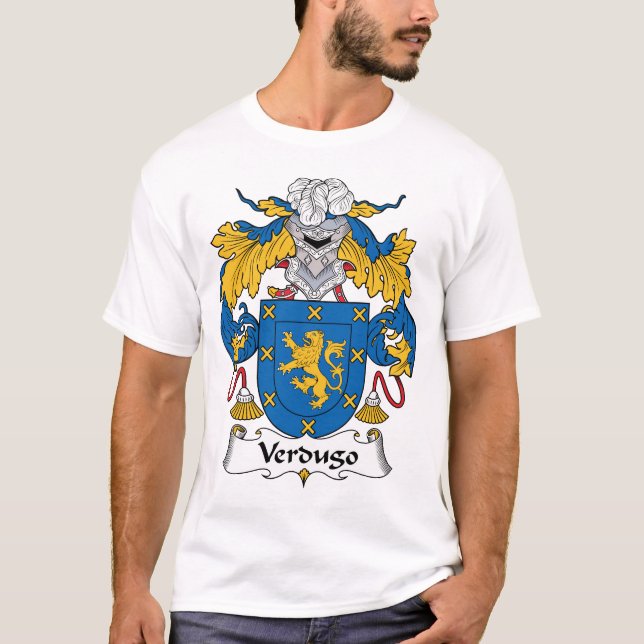 Camiseta Escudo de la familia de Verdugo (Anverso)