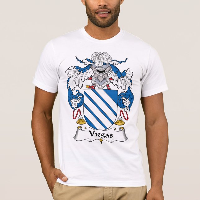 Camiseta Escudo de la familia de Viegas (Anverso)