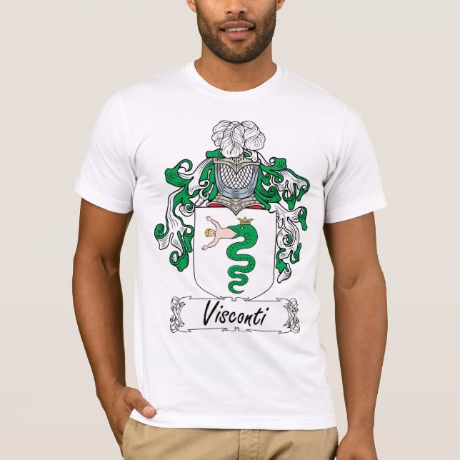 Camiseta Escudo de la familia de Visconti (Anverso)
