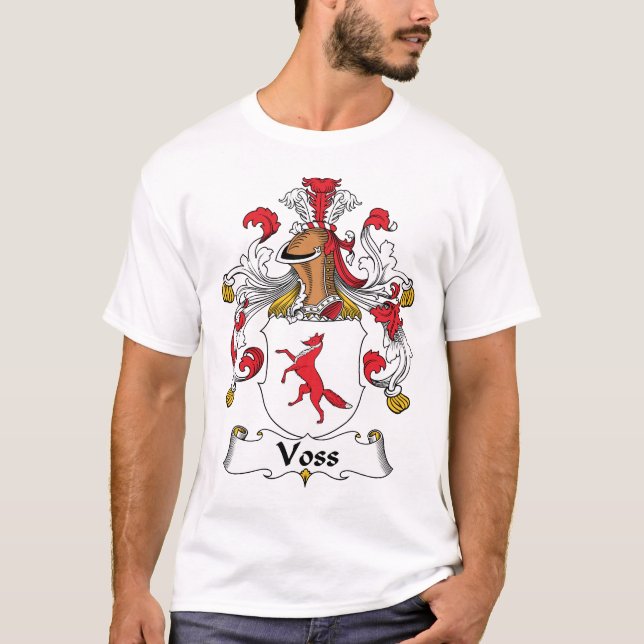 Camiseta Escudo de la familia de Voss (Anverso)