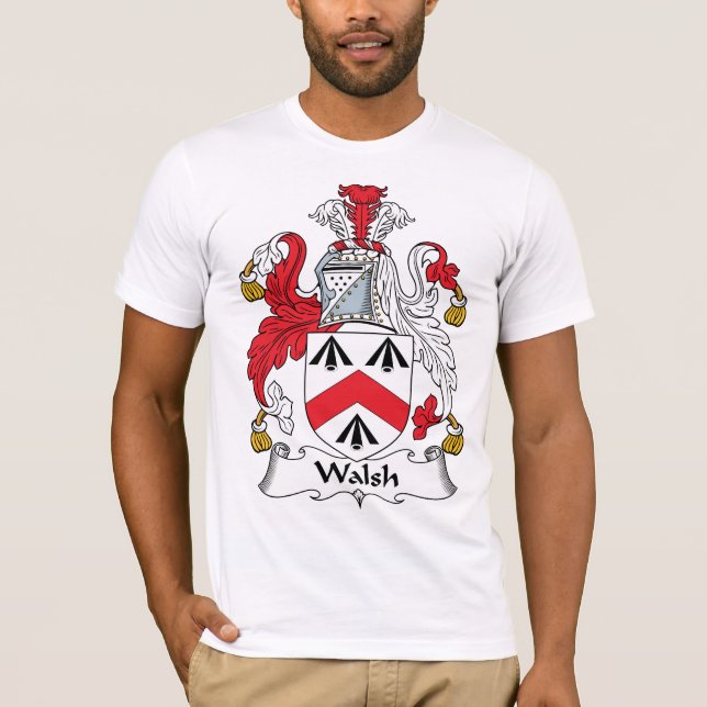 Camiseta Escudo de la familia de Walsh (Anverso)