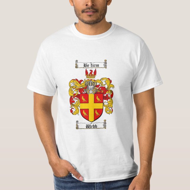 Camiseta Escudo de la familia de Webb - escudo de armas de (Anverso)