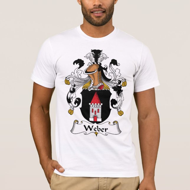 Camiseta Escudo de la familia de Weber (Anverso)