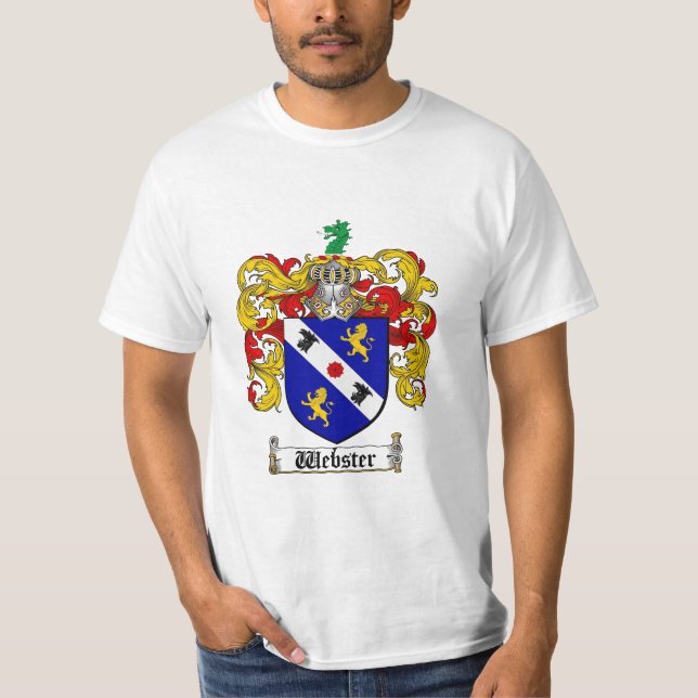 Camiseta Escudo de la familia de Webster - escudo de armas (Anverso)