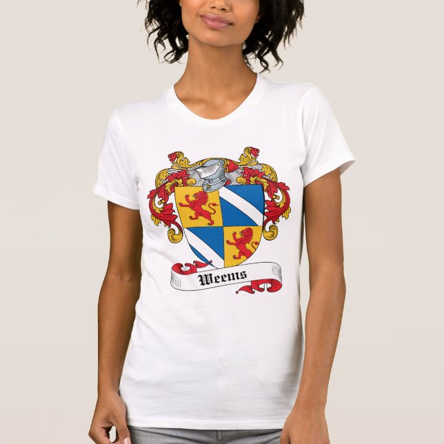Camiseta Escudo de la familia de Weems (Anverso)