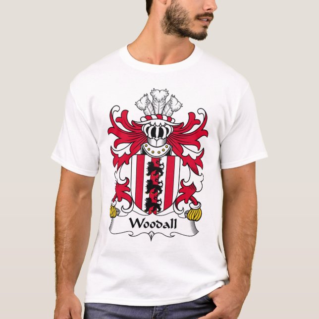 Camiseta Escudo de la familia de Woodall (Anverso)