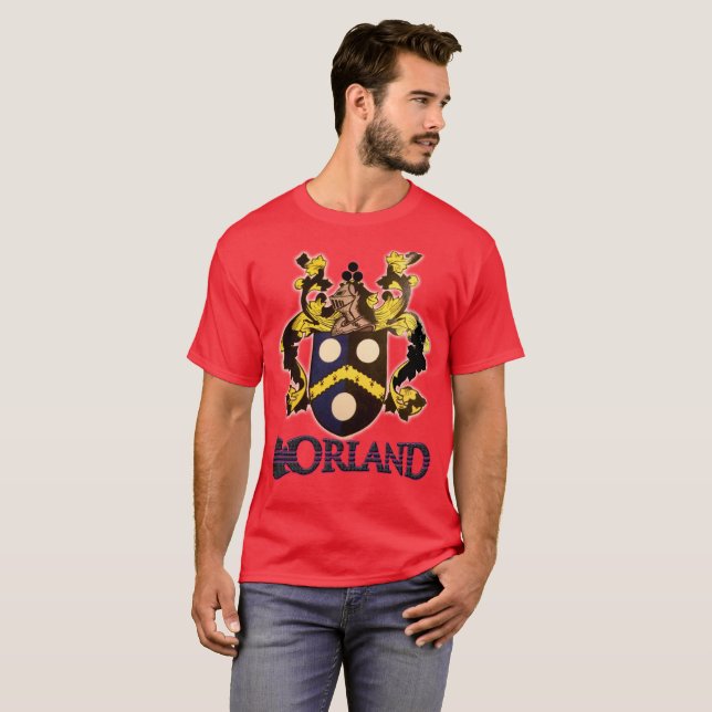 Camiseta Escudo de la familia de Worland (Anverso completo)