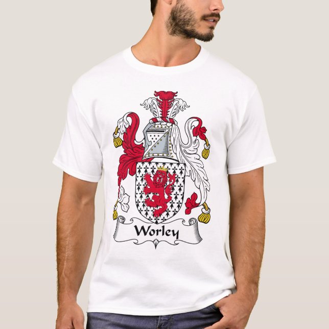 Camiseta Escudo de la familia de Worley (Anverso)