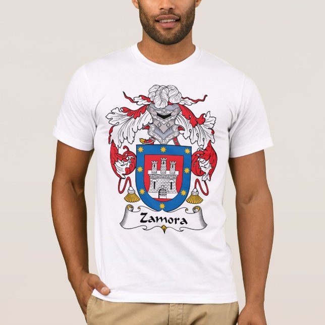 Camiseta Escudo de la familia de Zamora (Anverso)