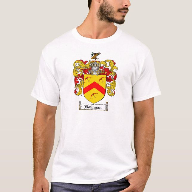CAMISETA ESCUDO DE LA FAMILIA DEL ARQUERO - ESCUDO DE ARMAS (Anverso)