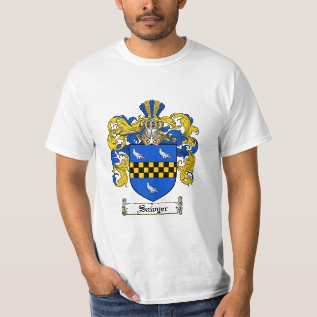 Camiseta Escudo de la familia del aserrador - escudo de (Anverso)