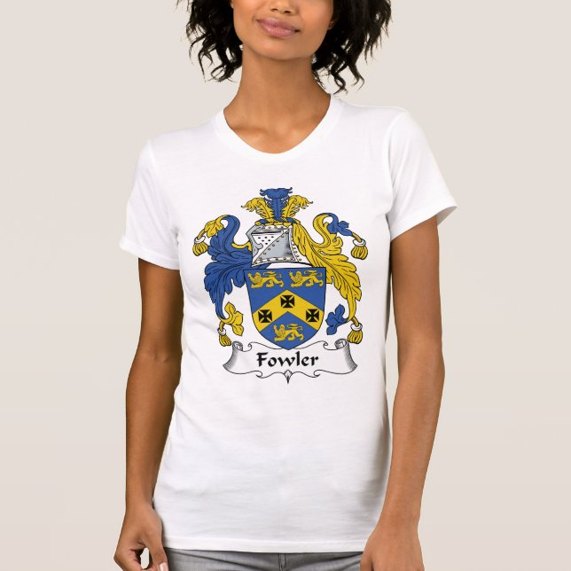 Camiseta Escudo de la familia del cazador de aves (Anverso)