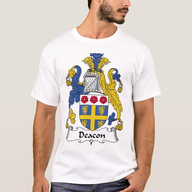 Camiseta Escudo de la familia del diácono (Anverso)