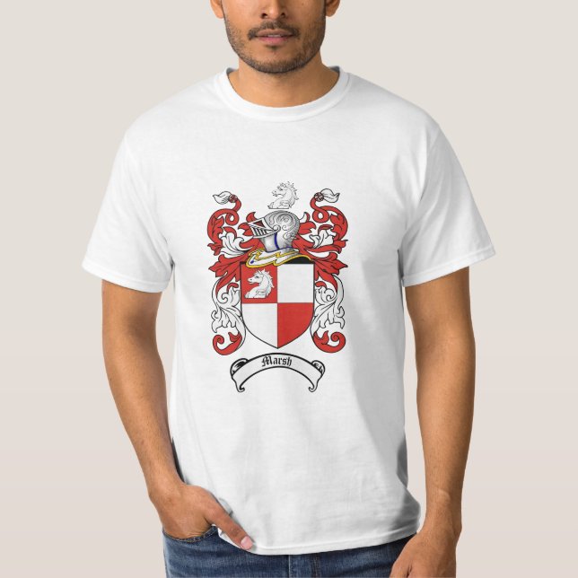 Camiseta Escudo de la familia del pantano - escudo de armas (Anverso)