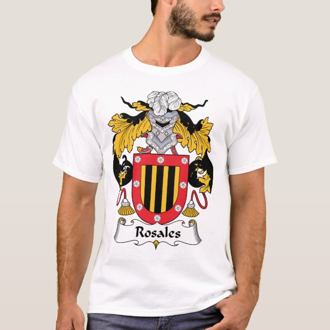 Camiseta Escudo de la familia del Rosales (Anverso)
