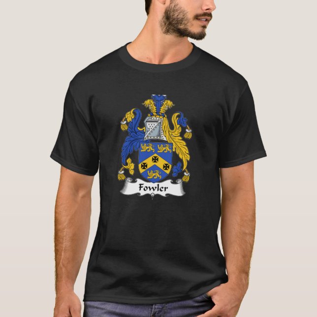 Camiseta Escudo de la familia Fowler (Anverso)