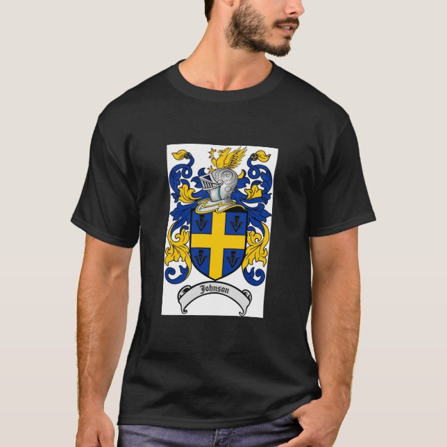 Camiseta Escudo de la familia Johnson - Escudo de armas (Anverso)