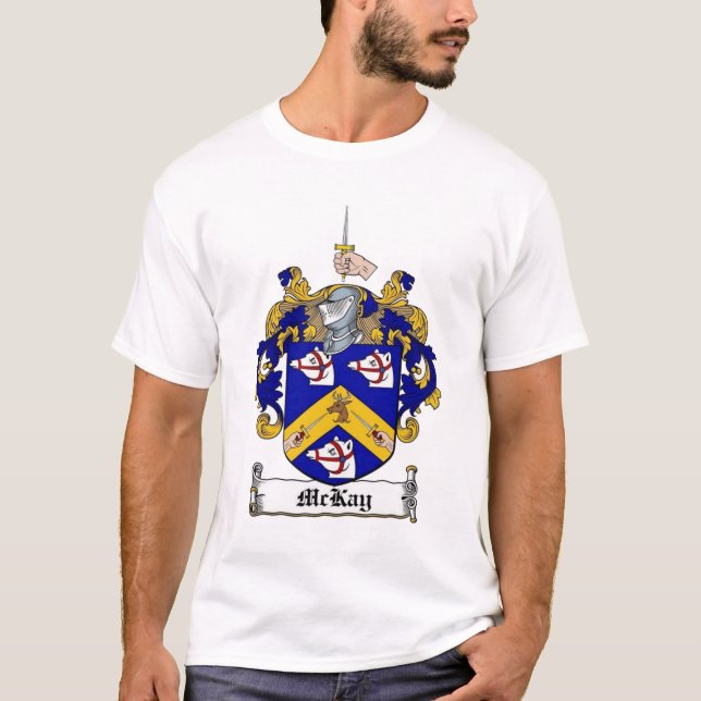 Camiseta Escudo de la familia Mckay, escudo de armas (Anverso)