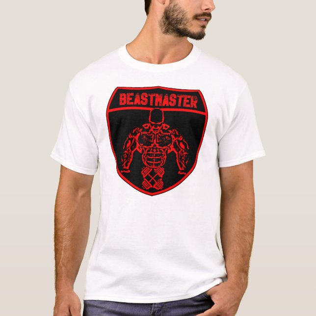 Camiseta Escudo de la oscuridad de Beastmaster del músculo (Anverso)