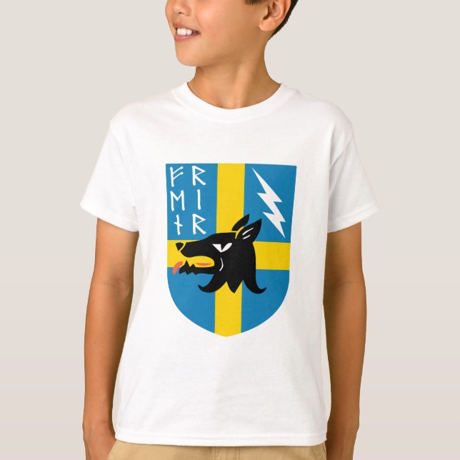 Camiseta Escudo de las runas de Fenrir (Anverso)