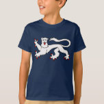 Camiseta Escudo de León Británico de Inglaterra<br><div class="desc">Para los hinchas ingleses y británicos - el símbolo o escudo británico del león Rampant.</div>