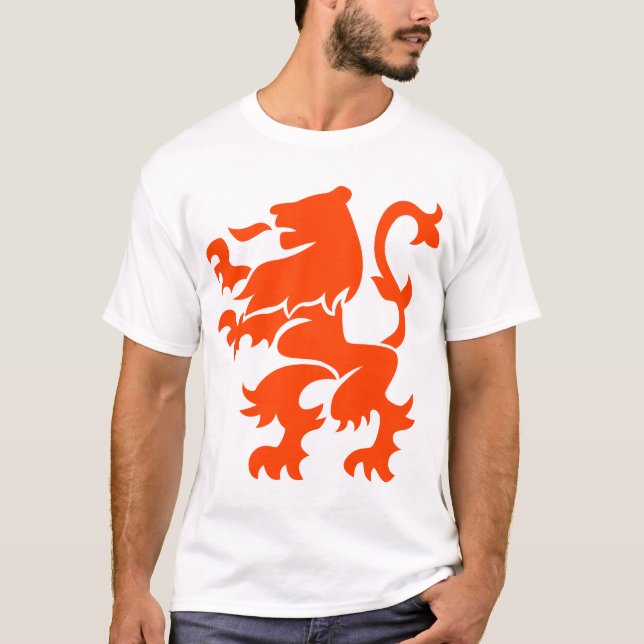 Camiseta Escudo de León de los Países Bajos (Anverso)