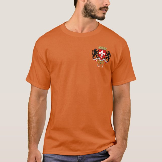 Camiseta Escudo de Lille (Francia) (Anverso)