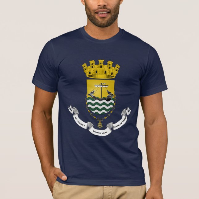 Camiseta Escudo de Lisboa Lisboa Portugal (Anverso)