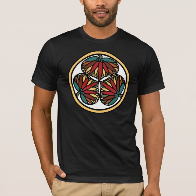 Camiseta Escudo de los shogunes de Tokugawa, Edo, Tokio de (Anverso)
