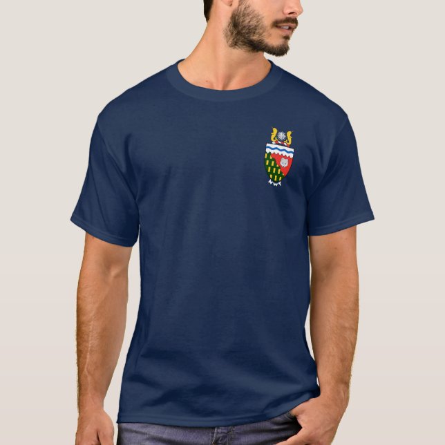 Camiseta Escudo de los Territorios del Noroeste - CANADÁ (Anverso)