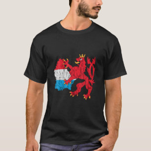 Camiseta Escudo De Luxembourg Map Luxembourger Letzebuerg R