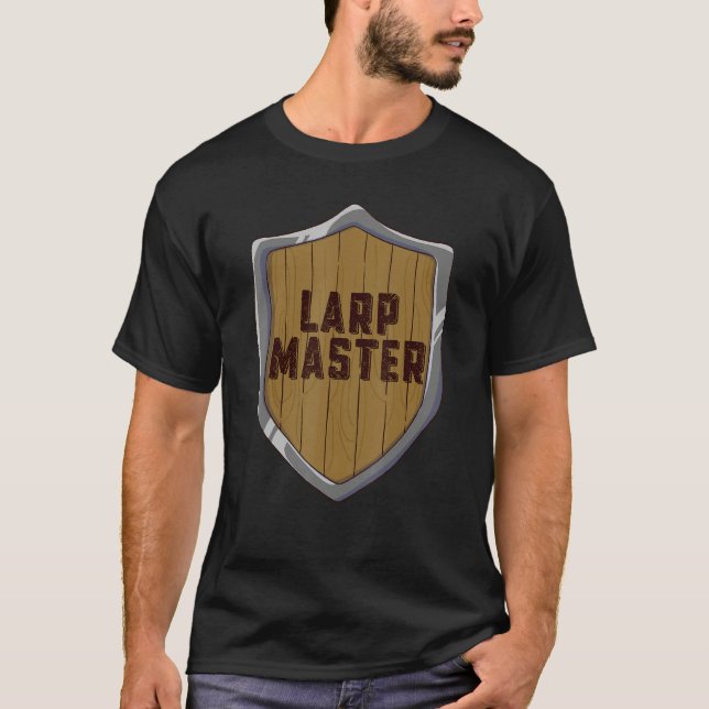 Camiseta Escudo de Maestro de LARP, LARPing (Anverso)