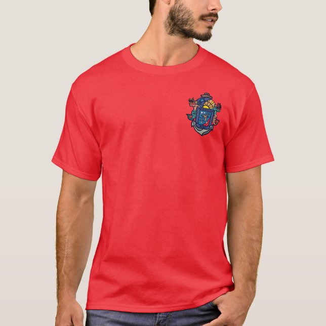 Camiseta Escudo de Mazatlán, Sinaloa (MX) (Anverso)
