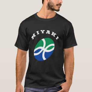 Camiseta Escudo de Miyaki Bandera orgullo nacional Regalo R