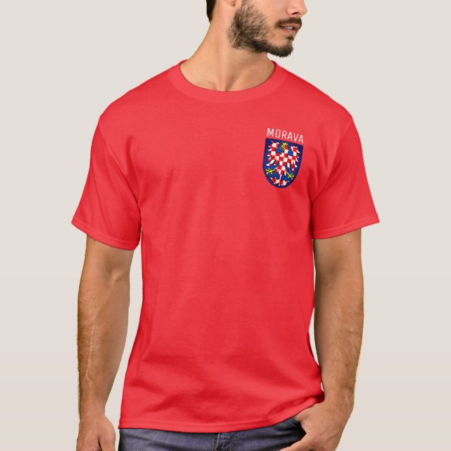 Camiseta Escudo de Moravia - CZECHIA (Anverso)