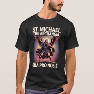 Camiseta Escudo de Oración del Arcángel San Miguel
