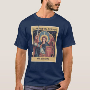 Camiseta Escudo de Oración del Arcángel San Miguel